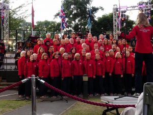 Rehearsal at Kneller Hall Summer Series Concert 12 July 2017 
